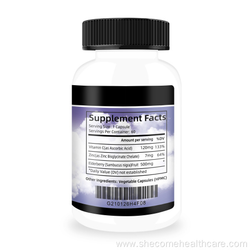 Vitamins for adult Elderberries Black Sambucus Capsules